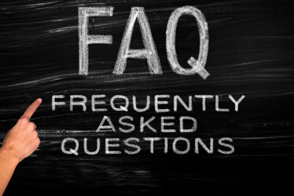 FAQ wrote out on black board with chalk | Drain cleaning service callahan fl jacksonville fl 