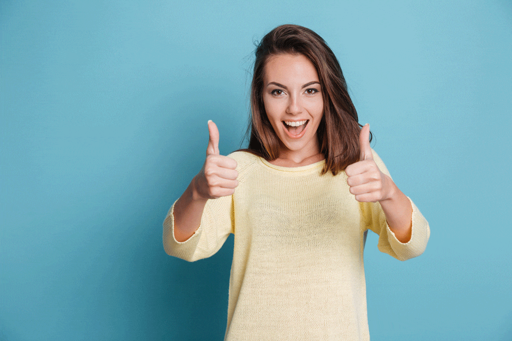 girl giving two thumbs up | disposal jacksonville fl callahan fl 